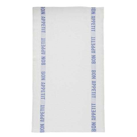 Bon Appetit Tea Towel Blue