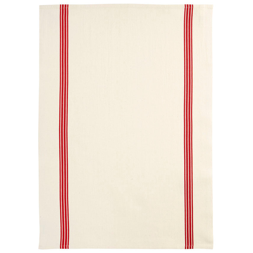 Red Piano Stripe Tea Towel