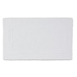 Egyptian Cotton Reversible Bath Mat - White