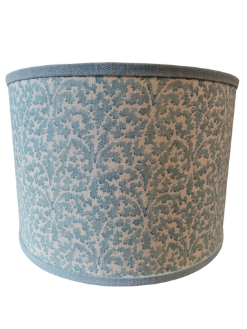 Blue Fern Lamp Shade