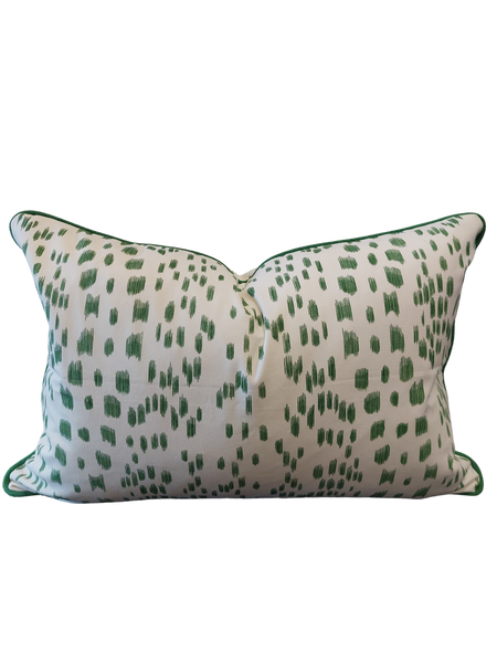 Magnolia Modern Leopard Green Cushion 60x40cm