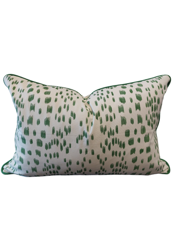 Magnolia Modern Leopard Green Cushion 60x40cm