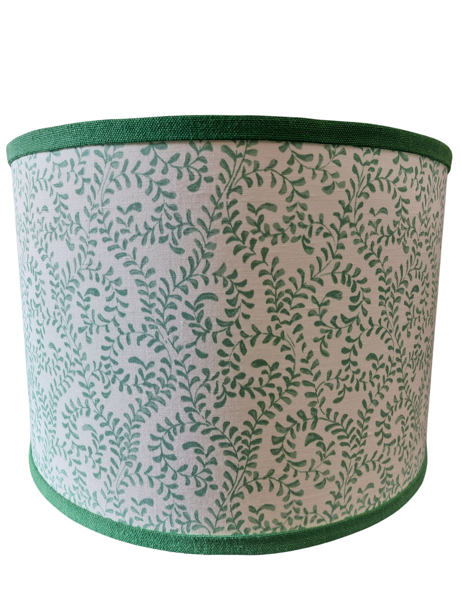 Aqua Curled Fern Lamp Shade