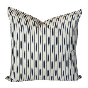 Magnolia Ikat Stripe Cushion 65x65cm