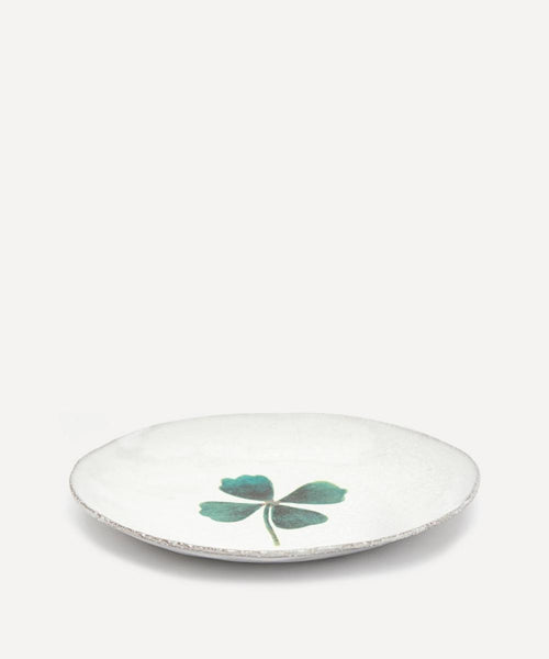 Astier x John Derian Four Leaf Clover Saucer