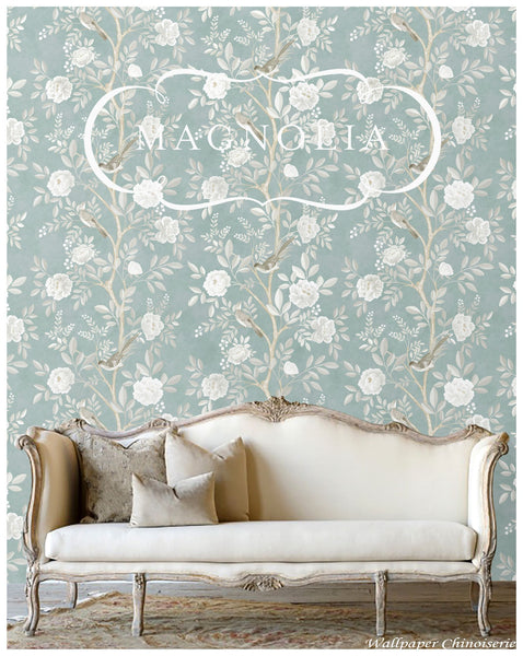 Magnolia Chinoiserie Wallpaper