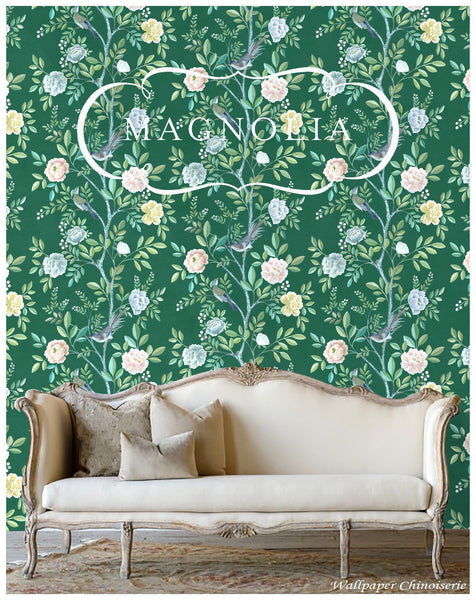 Magnolia Chinoiserie Wallpaper