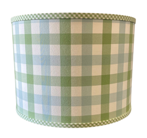 Gingham Duo Lamp Shade