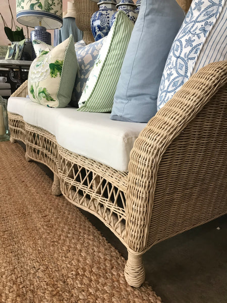 'George' Rattan Sofa