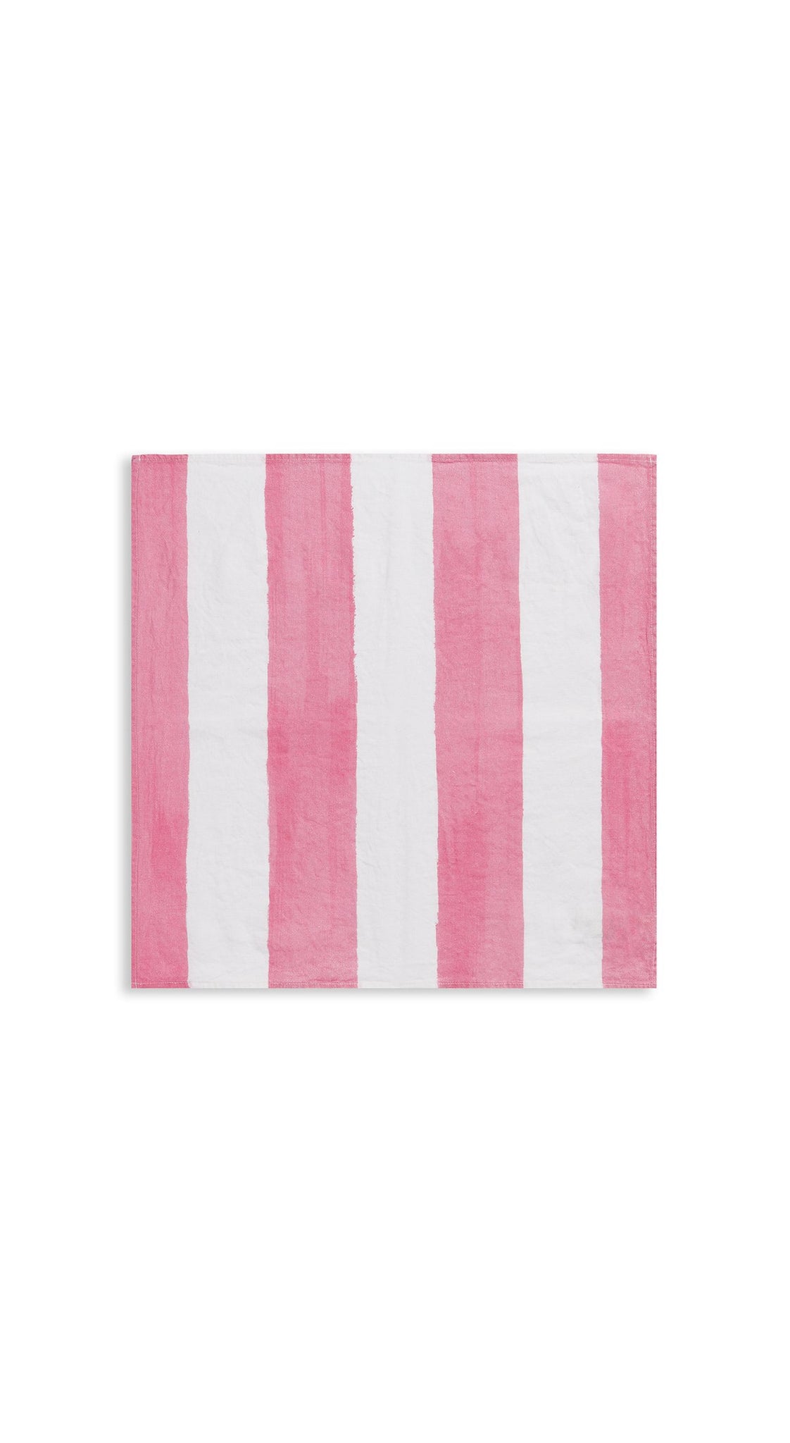 Pink Striped Linen Napkin