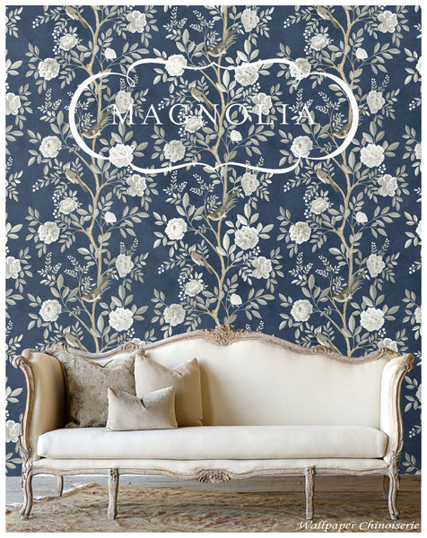 Magnolia Chinoiserie Wallpaper