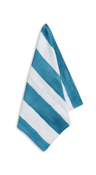 Blue Striped Linen Napkin