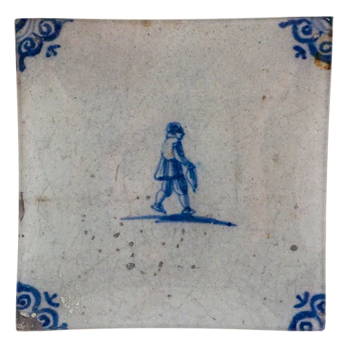 Delft Tile - Fisherman 6" Square Plate