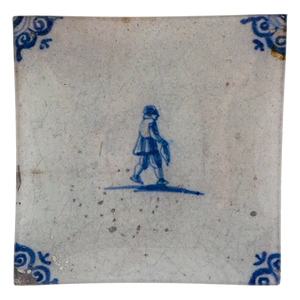 Delft Tile - Fisherman 6" Square Plate