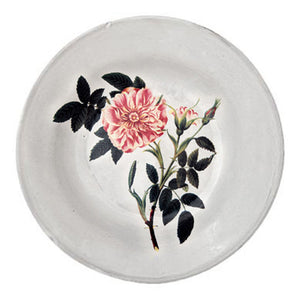 Astier x John Derian May Rose Soup Plate